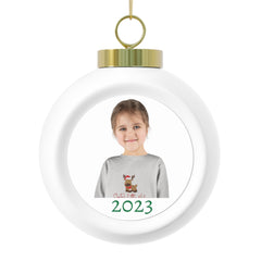 Personalized Christmas Ball Ornament - Customize with Name/ Text/ Picture