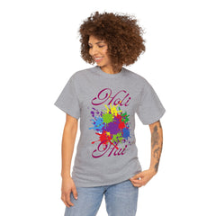 Holi Hai Indian Colorful Holi T-Shirts for Men and Women