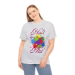 Holi Hai Indian Colorful Holi T-Shirts for Men and Women