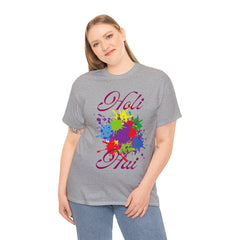 Holi Hai Indian Colorful Holi T-Shirts for Men and Women