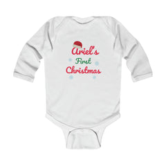 Personalized - First Christmas Baby Bodysuit Christmas and Holidays Long Sleeve