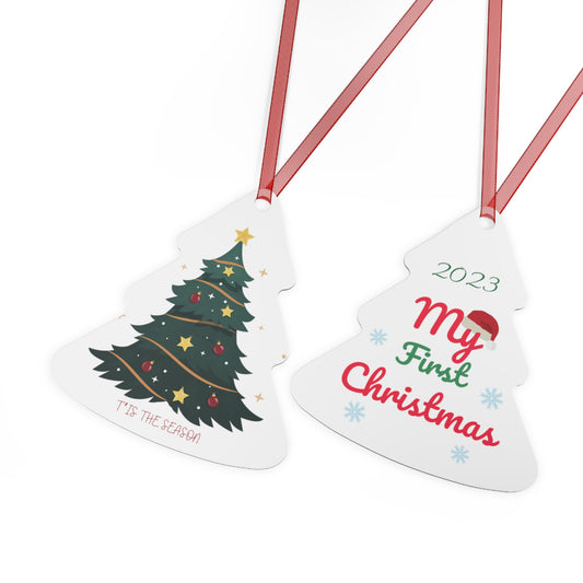 Personalized Metal Ornaments Multi shapes Customize with Name/Text/Picture