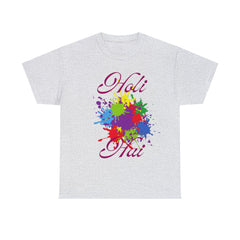 Holi Hai Indian Colorful Holi T-Shirts for Men and Women