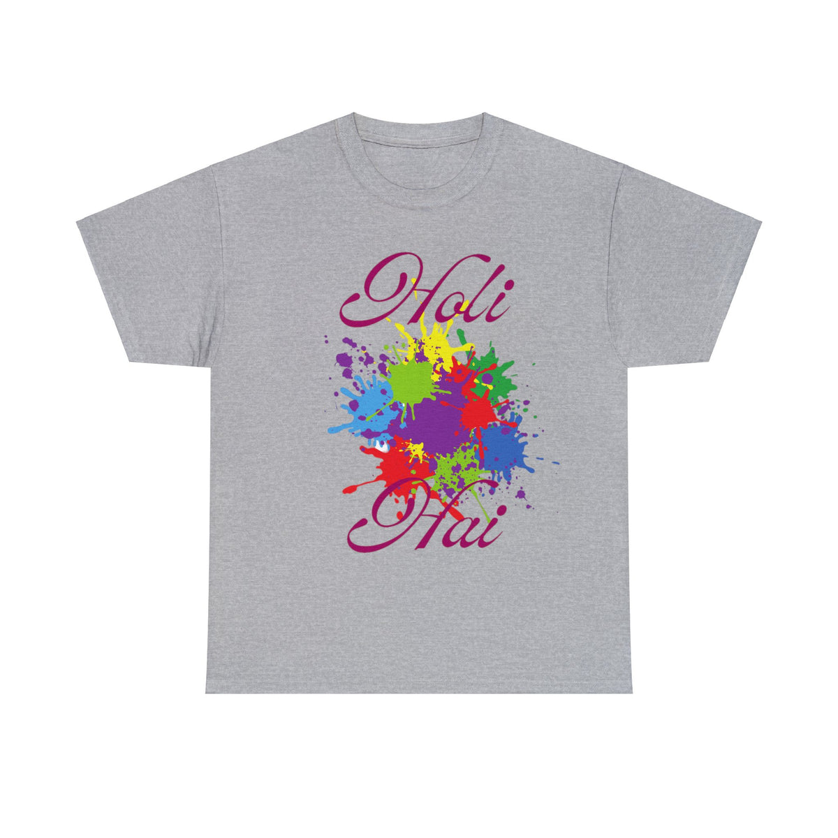 Holi Hai Indian Colorful Holi T-Shirts for Men and Women