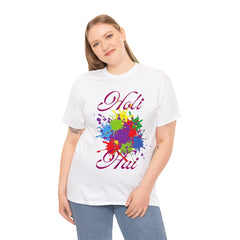 Holi Hai Indian Colorful Holi T-Shirts for Men and Women