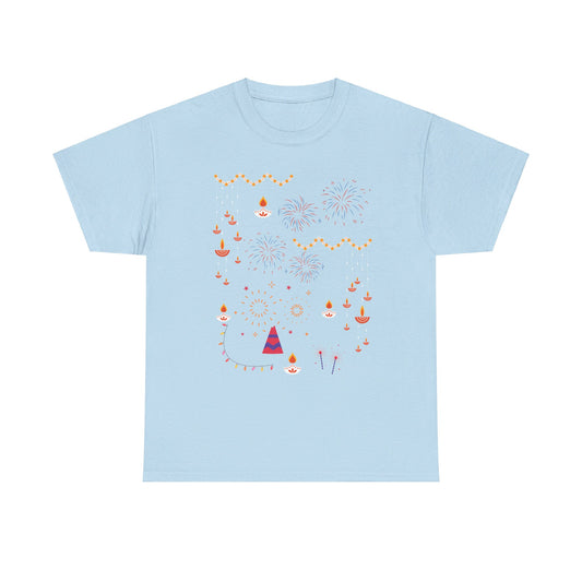 Diwali Indian Fireworks Festival of Light Hindu Diwali T-Shirt For Men & Women