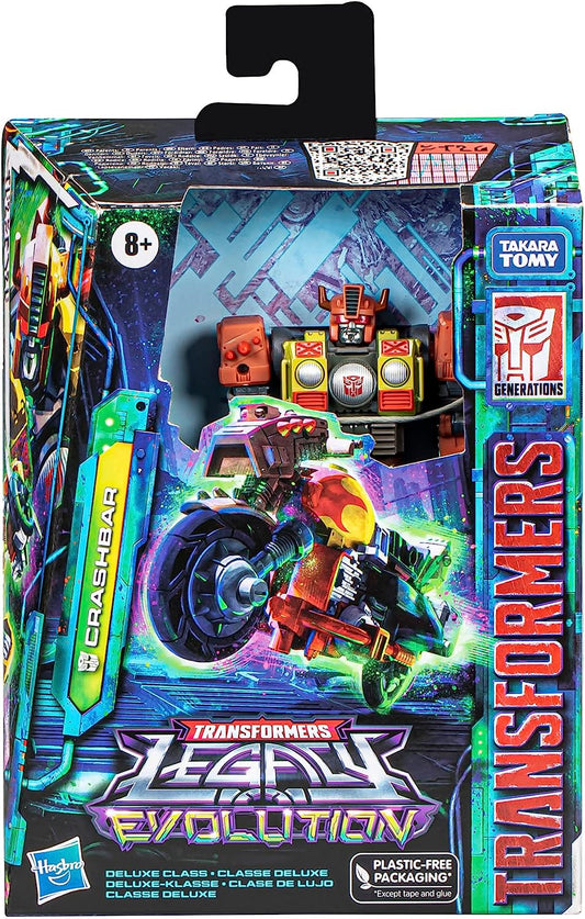 Transformers Toys Legacy Evolution Deluxe Crashbar Toy, 5.5-inch, Action Figure