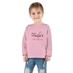 "Santas Little Helper" Christmas, Holidays, Santa Claus Toddler Long Sleeve Tee for Boys & Girls