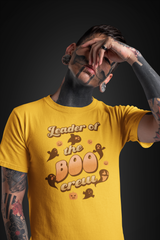 Halloween Unisex Funny T-shirts Leader of the Boo Crew Men & Women