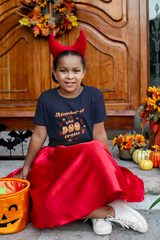 Halloween Funny T-shirts For Kids - Member of the Boo Crew (Navy)