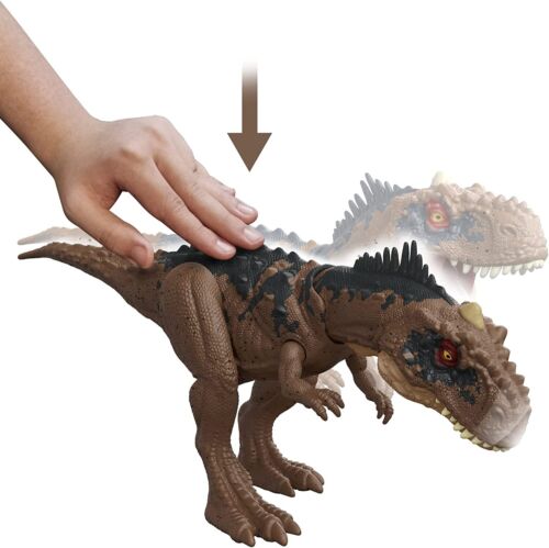 Jurassic World: Dominion Roar Strikers Rajasaurus Medium Dino Figure - toyzverse