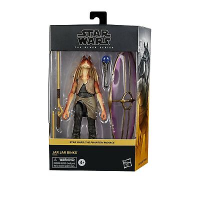 Star Wars The Black Series Jar Jar Binks 6-Inch-Scale The Phantom Menace Collectible Deluxe Action Figure - toyzverse