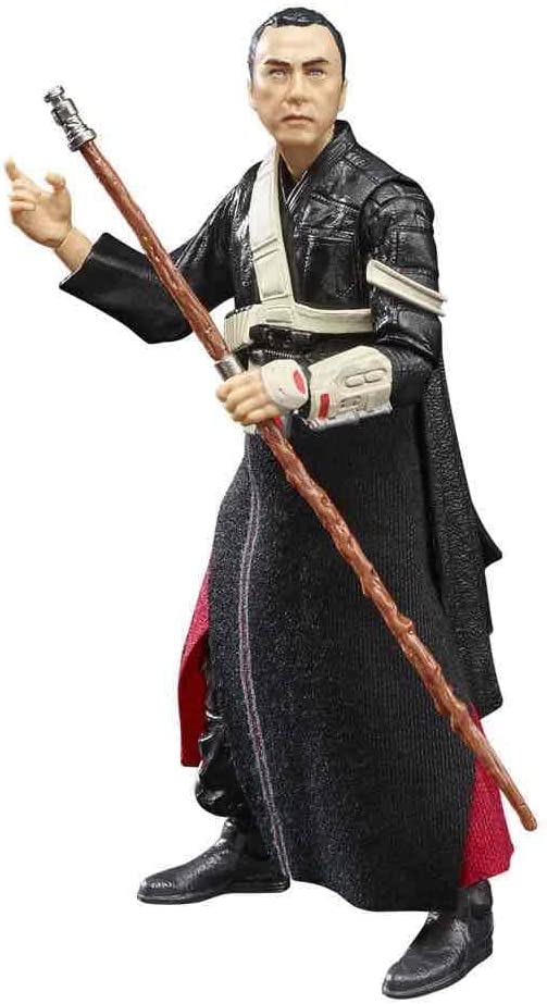 Star Wars The Black Series Chirrut Îmwe 6-Inch-Scale Rogue One: A Story Collectible Action Figure - toyzverse