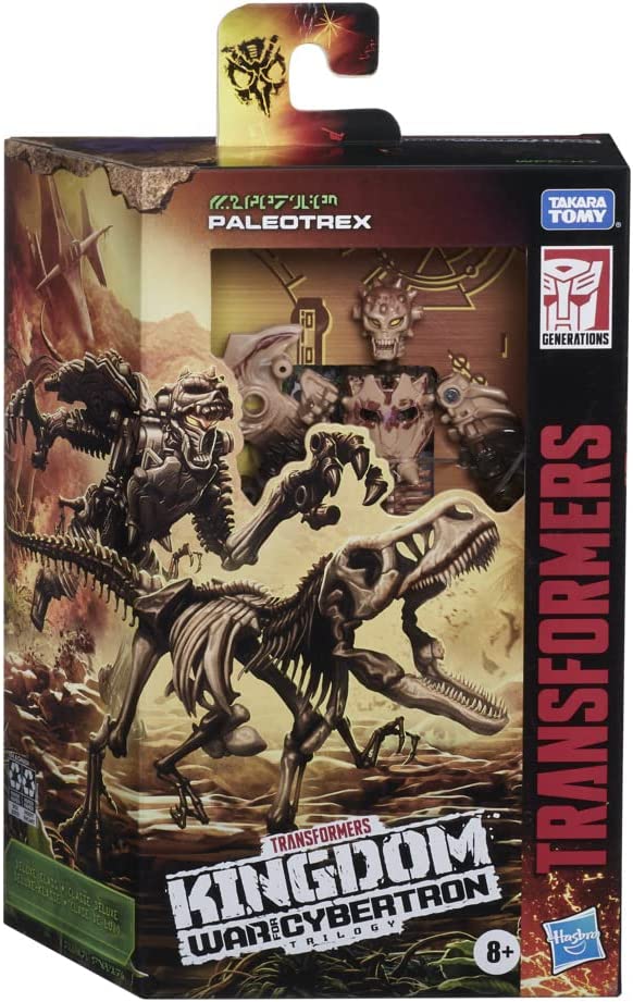 Transformers Toys Generations War for Cybertron: Kingdom Deluxe WFC-K7 Paleotrex Fossilizer Action Figure - toyzverse