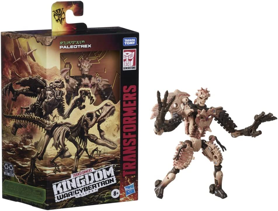 Transformers Toys Generations War for Cybertron: Kingdom Deluxe WFC-K7 Paleotrex Fossilizer Action Figure - toyzverse