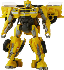 Transformers Studio Series Deluxe Class 100 Bumblebee Toy, Rise of The Beasts, 4.5-inch, Action Figure - toyzverse