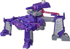 Transformers Toys Cyberverse Deluxe Class Shockwave Action Figure, Shock Blast Attack Move and Build-A-Figure Piece, for Kids - toyzverse