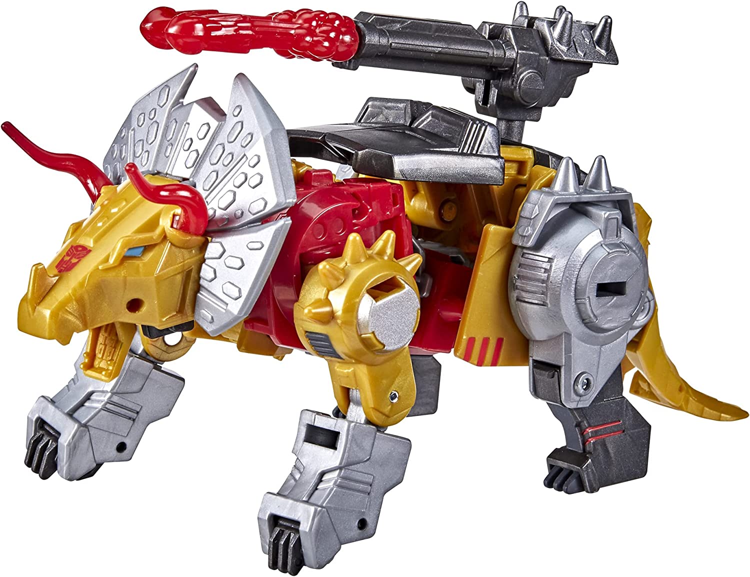 Transformers Bumblebee Cyberverse Adventures Deluxe Class Dinobot Slug Action Figure, Blaster Fire Fury Action Attack - toyzverse