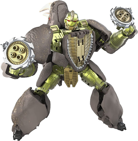 Transformers Toys Generations War for Cybertron: Kingdom Voyager WFC-K27 Rhinox Action Figure - toyzverse