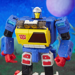 Transformers Toys Legacy Evolution Voyager Twincast and Autobot Rewind Toy, 7-inch, Action Figures - toyzverse