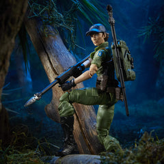 Hasbro G.I. Joe Classified Series Lady Jaye Action Figure 25 Collectible Premium Toy with Multiple Accessories 6-Inch Scale with Custom Package Art , Green - toyzverse