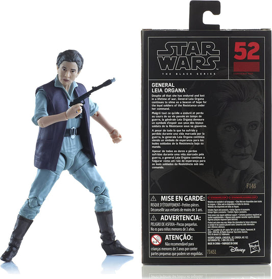 Star Wars The Black Series Episode 8 General Leia Organa, 6-inch - toyzverse