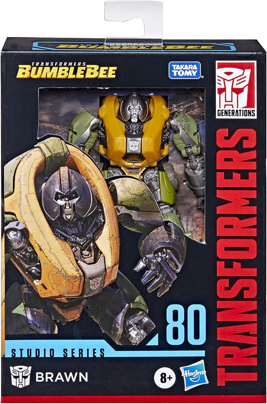 Transformers Toys Studio Series 80 Deluxe Class Bumblebee Brawn Action Figure - toyzverse