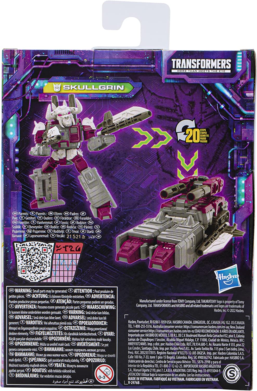 Transformers Toys Generations Legacy Deluxe Skullgrin Action Figure - toyzverse