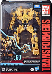 Transformers Toys Studio Series 60 Voyager Class Revenge of The Fallen Movie Constructicon Scrapper Action Figure - toyzverse