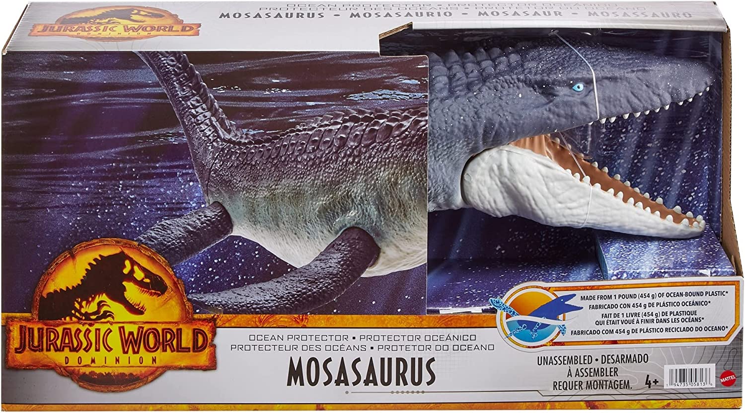 Jurassic World Dominion Ocean Protector Mosasaurus Dinosaur Action Figure - toyzverse