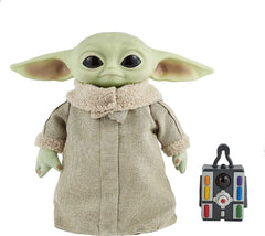 Star Wars RC Grogu Plush Toy, 12-in Soft Body Doll from The Mandalorian with Remote-Controlled Motion - toyzverse