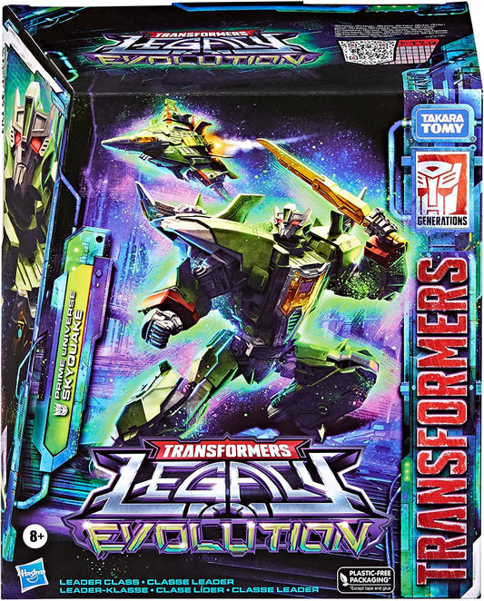 Transformers Toys Legacy Evolution Leader Prime Universe Skyquake Toy, 7-inch - toyzverse