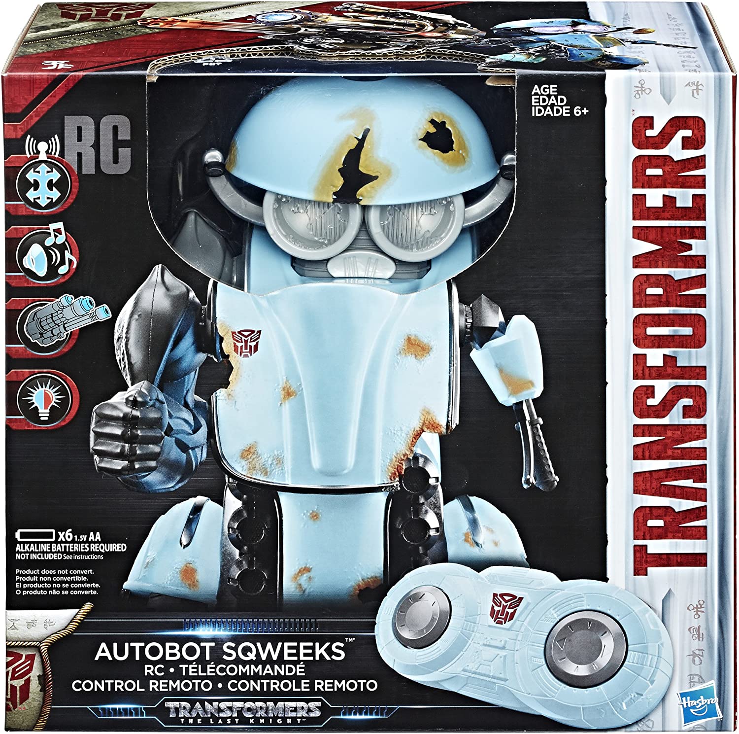 Transformers: The Last Knight Autobot Sqweeks RC - toyzverse
